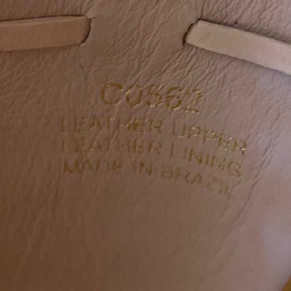 J. Crew Marlow Huarache Mule Heel Sandals Leather Light Blush Pink NEW - Picture 9 of 9